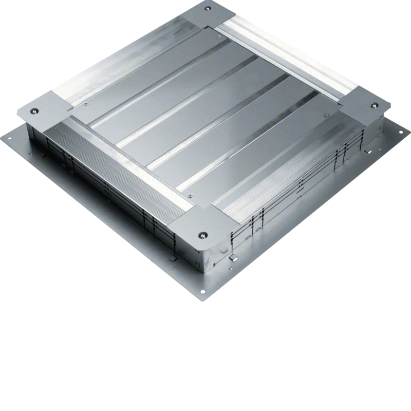 Universal-Bodendose mit Stahlblechschalung Größe 3 498x498x(70-120)mm | Hager