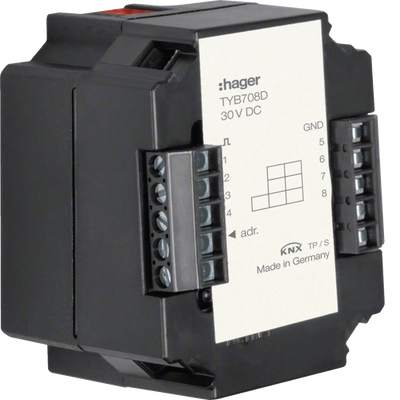 Universal-Schnittstelle 8-fach KNX, UP | Hager