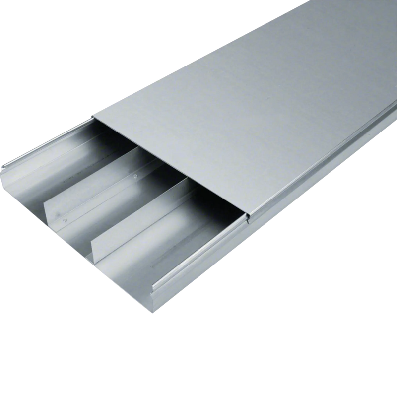 Unterflurkanal 3-zügig estrichüberdeckt aus Stahlblech UK 340x48mm | Hager