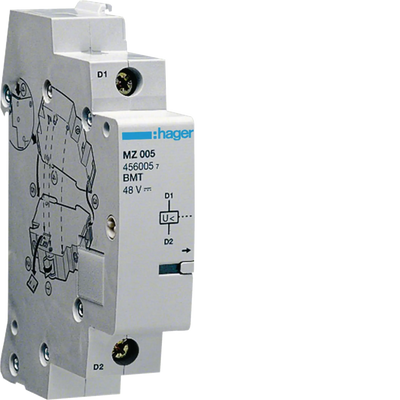 Unterspannungsauslöser für MCB RCBO < 125A 48V DC | Hager