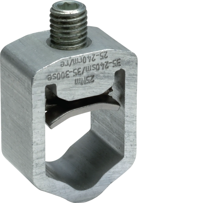 V-Klemme Aluminium für Schaltleisten LV NH1-3 bis 240mm² (SET=3 Stück) | Hager