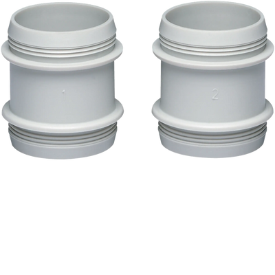 Verbindungstülle, vector, PG21, RAL7035, Set: 10 Stück | Hager