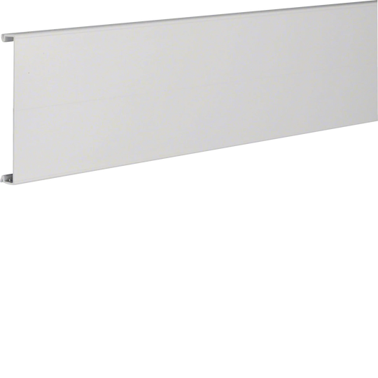 Verdrahtungskanal-Oberteil aus PC/ABS halogenfrei zu HA7 Breite 100mm lichtgrau | Hager