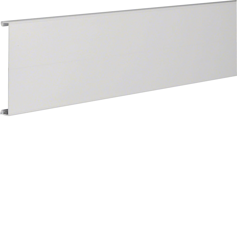 Verdrahtungskanal-Oberteil aus PC/ABS halogenfrei zu HA7 Breite 100mm lichtgrau | Hager