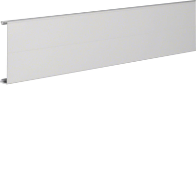 Verdrahtungskanal-Oberteil aus PC/ABS halogenfrei zu HA7 Breite 80mm lichtgrau | Hager