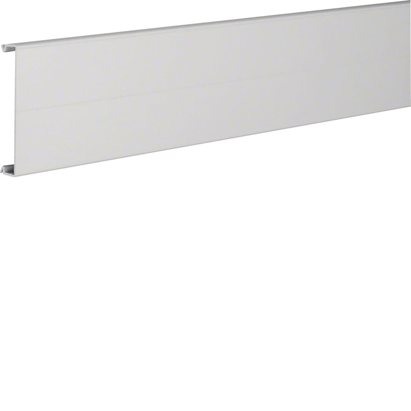 Verdrahtungskanal-Oberteil aus PC/ABS halogenfrei zu HA7 Breite 80mm lichtgrau | Hager