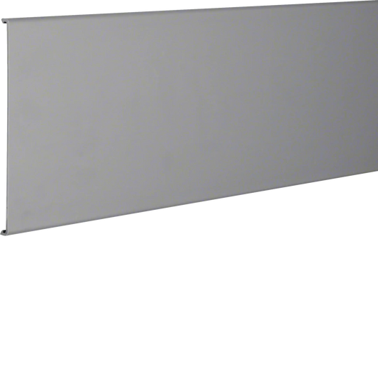 Verdrahtungskanal-Oberteil aus PVC zu LKG Breite 140mm steingrau | Hager