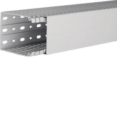 Verdrahtungskanal aus PC/ABS halogenfrei HA7 100x80mm lichtgrau | Hager