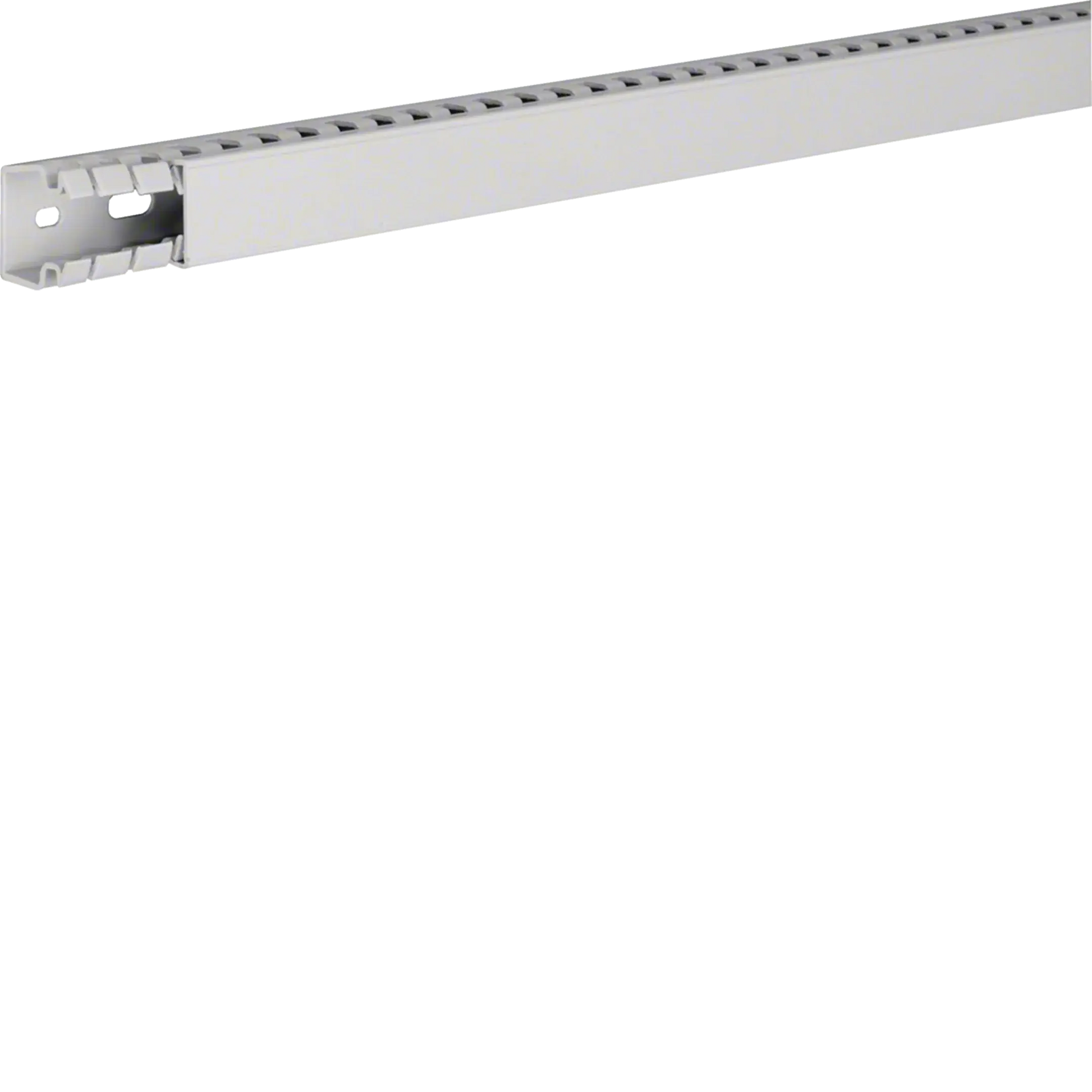 Verdrahtungskanal aus PC/ABS halogenfrei HA7 25x25mm lichtgrau | Hager
