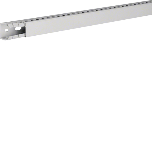 Verdrahtungskanal aus PC/ABS halogenfrei HA7 25x25mm lichtgrau | Hager