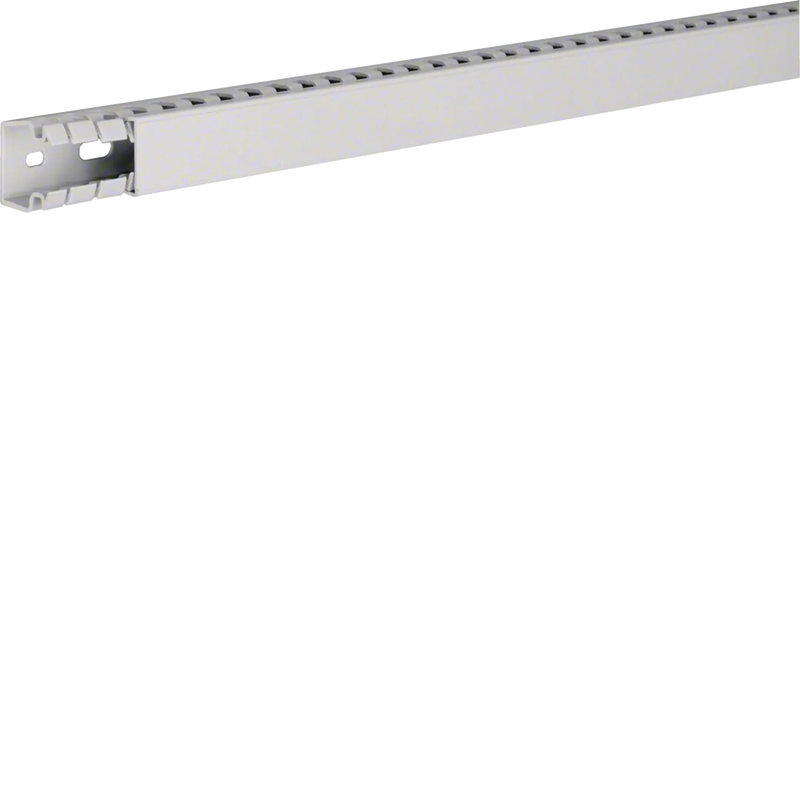 Verdrahtungskanal aus PC/ABS halogenfrei HA7 25x25mm lichtgrau | Hager