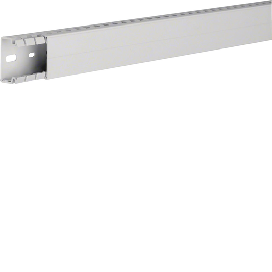 Verdrahtungskanal aus PC/ABS halogenfrei HA7 25x40mm lichtgrau | Hager