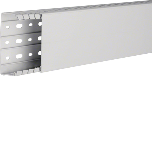 Verdrahtungskanal aus PC/ABS halogenfrei zu HA7 40x100mm lichtgrau | Hager