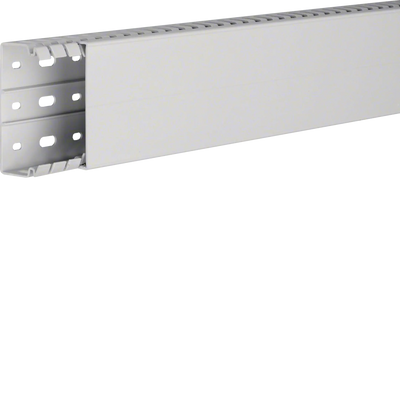 Verdrahtungskanal aus PC/ABS halogenfrei zu HA7 40x80mm lichtgrau | Hager