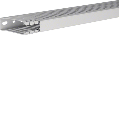 Verdrahtungskanal aus PC/ABS halogenfrei zu HA7 80x25mm lichtgrau | Hager