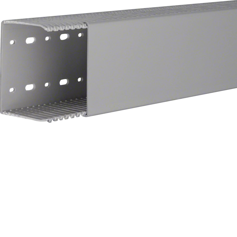 Verdrahtungskanal aus PVC LKG 75x100mm steingrau | Hager