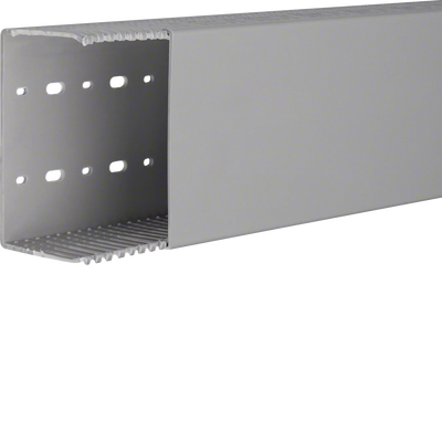 Verdrahtungskanal aus PVC LKG 75x125mm steingrau | Hager