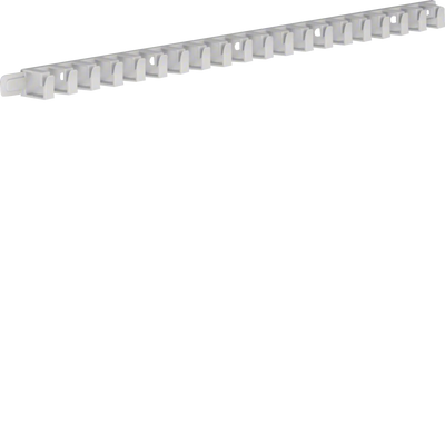 Verdrahtungskanal flexibel aus Polyamid halogenfrei 10mm L= 0,25m lichtgrau | Hager