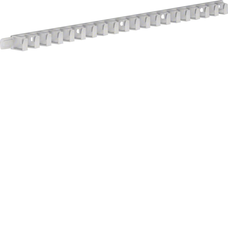 Verdrahtungskanal flexibel aus Polyamid halogenfrei 10mm L= 0,25m lichtgrau | Hager
