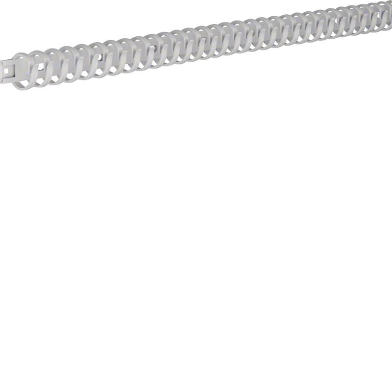 Verdrahtungskanal flexibel aus Polyamid halogenfrei 20mm L=0,5m lichtgrau | Hager