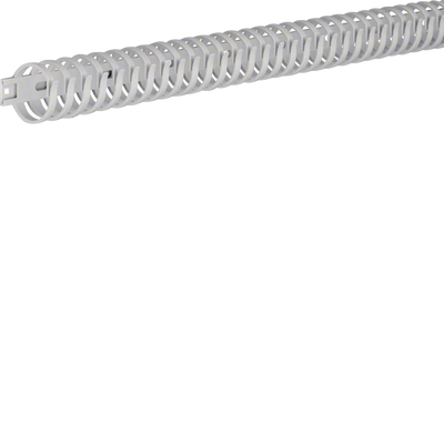 Verdrahtungskanal flexibel aus Polyamid halogenfrei 30mm L=0,5m lichtgrau | Hager