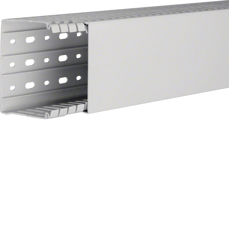 Verdrahtungskanal halogenfrei HA7 80x100mm lichtgrau | Hager
