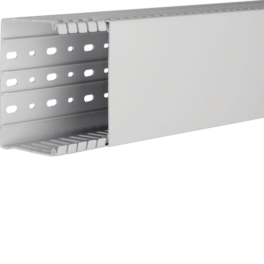 Verdrahtungskanal halogenfrei HA7 80x120mm lichtgrau | Hager