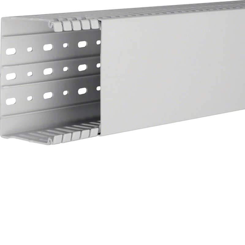 Verdrahtungskanal halogenfrei HA7 80x120mm lichtgrau | Hager