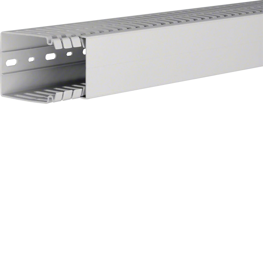 Verdrahtungskanal halogenfrei HA7 80x60mm lichtgrau | Hager