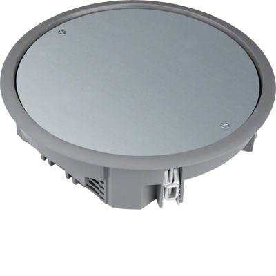 Verschlussdeckel R06 rund 215mm für 5mm Bodenbelag aus Polyamid eisengrau | Hager