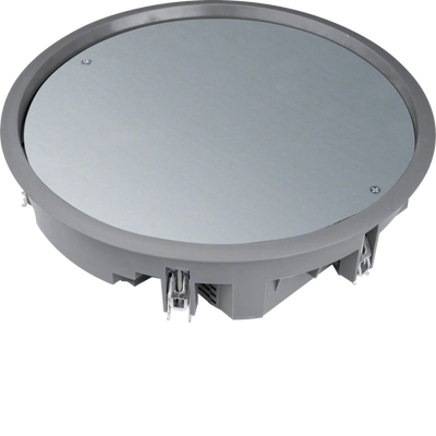 Verschlussdeckel R10 rund 275mm für 12mm Bodenbelag aus Polyamid eisengrau | Hager