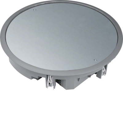 Verschlussdeckel R10 rund 275mm für 5mm Bodenbelag aus Polyamid eisengrau | Hager