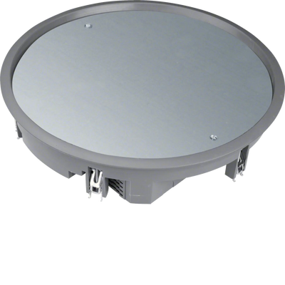 Verschlussdeckel R12 rund 306mm für 12mm Bodenbelag aus Polyamid eisengrau | Hager