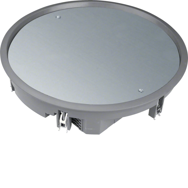 Verschlussdeckel R12 rund 306mm für 12mm Bodenbelag aus Polyamid eisengrau | Hager