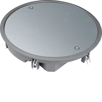 Verschlussdeckel R12 rund 306mm für 5mm Bodenbelag aus Polyamid eisengrau | Hager