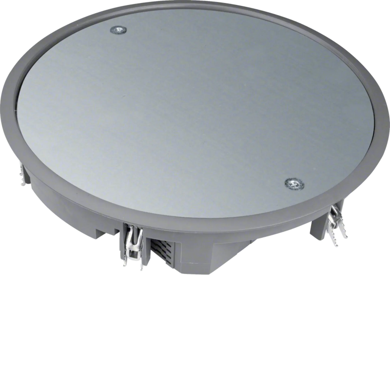 Verschlussdeckel R12 rund 306mm für 5mm Bodenbelag aus Polyamid eisengrau | Hager