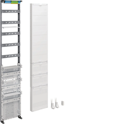 Verteilerfeld, univers Z, Höhe 1350mm, 5-reihig, 1-feldig, m. RfZ u. APZ unten | Hager