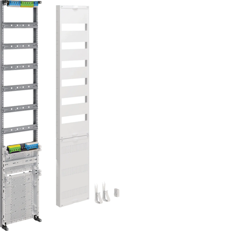 Verteilerfeld, univers Z, Höhe 1350mm, 6-reihig, 1-feldig, m. 450mm APZ unten | Hager
