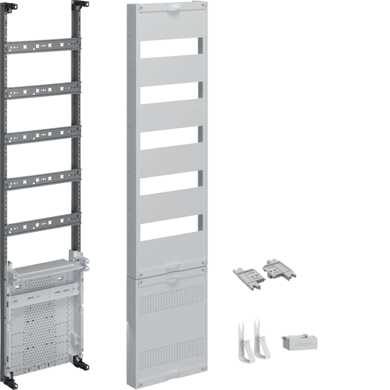 Verteilerfeld,universZ,1050mm,1-feldig,5-reihig,mit APZ unten,ohne QC-Klemmen | Hager