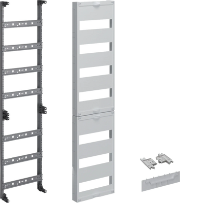 Verteilerfeld,universZ,1050mm,1-feldig,7-reihig,ohne QC-Klemmen,inkl. U84T | Hager