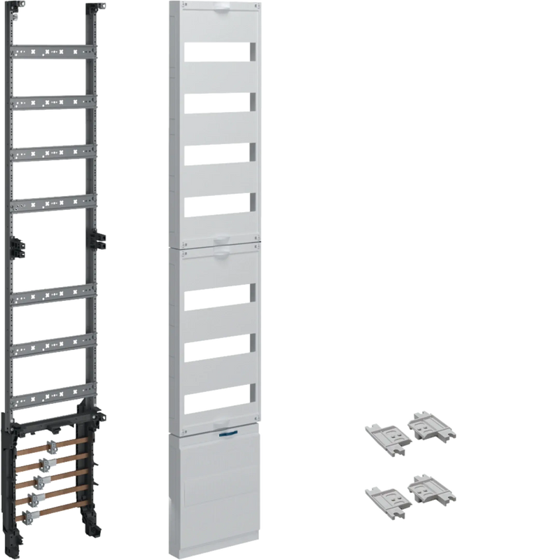 Verteilerfeld,universZ,1350mm,1-feldig,7-reihig,mit SaS 12x5mm,ohne QC-Klemmen | Hager