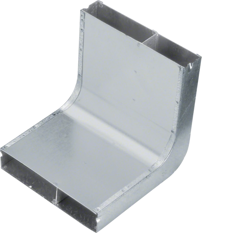 Vertikalkrümmer 2-zügig aus Stahlblech zu UK 190x38mm | Hager