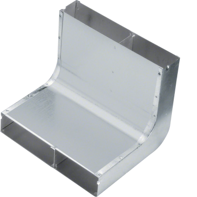Vertikalkrümmer 2-zügig aus Stahlblech zu UK 240x48mm | Hager