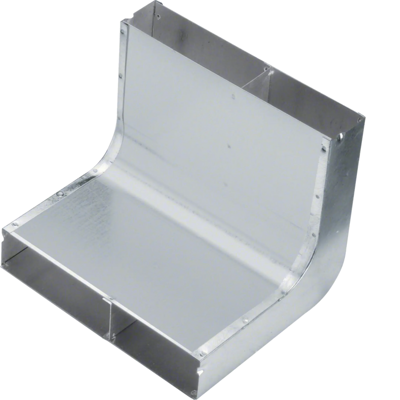 Vertikalkrümmer 2-zügig aus Stahlblech zu UK 240x48mm | Hager