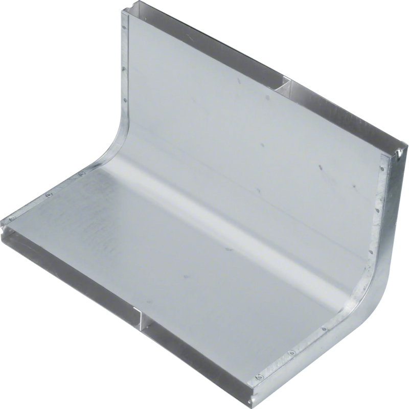 Vertikalkrümmer 2-zügig aus Stahlblech zu UK 340x28mm | Hager