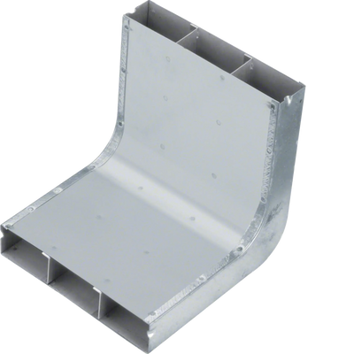 Vertikalkrümmer 3-zügig aus Stahlblech zu UK 190x38mm | Hager