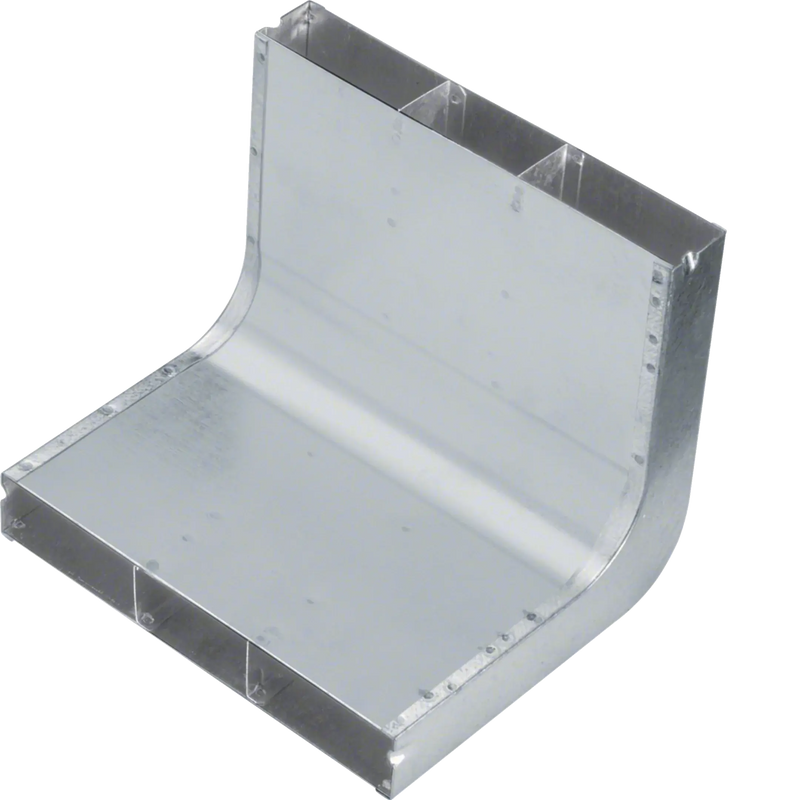 Vertikalkrümmer 3-zügig aus Stahlblech zu UK 240x38mm | Hager