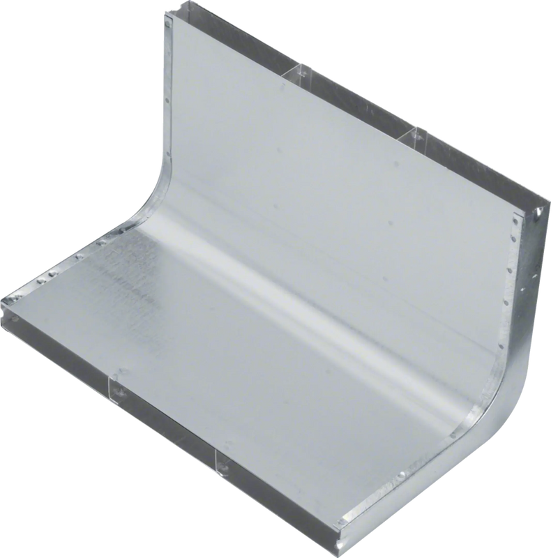 Vertikalkrümmer 3-zügig aus Stahlblech zu UK 340x28mm | Hager