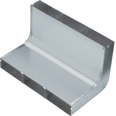Vertikalkrümmer 3-zügig aus Stahlblech zu UK 340x48mm | Hager