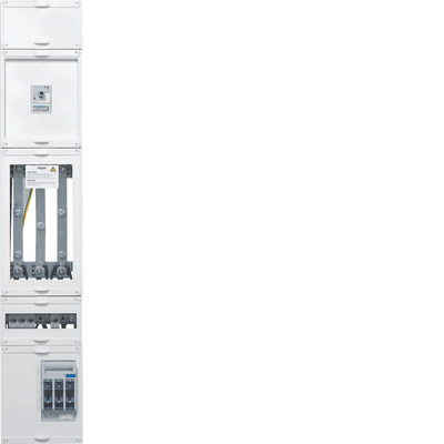 Wandler-Feld universN, NAR NH00-SLT 40mm SasSyst, AAR Lastsch.160A, 1feld-1350mm | Hager